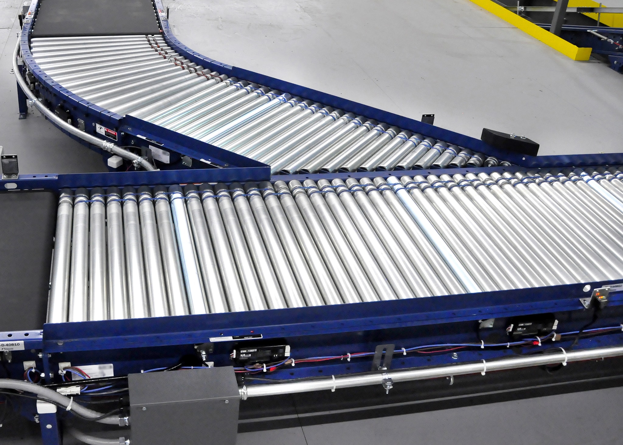 roller conveyor sections